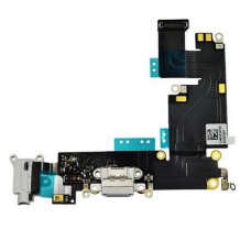 Шлейф на зарядку и аудио разъемом для iPhone 6 Plus (White)