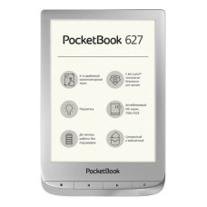 Электронная книга с подсветкой PocketBook 627 Touch Lux4 Matte Silver (PB627-S-CIS)