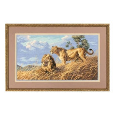 Набор для вышивания DIMENSIONS Африканские львы (03866)