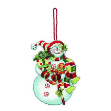 Набор для вышивания DIMENSIONS Snowman with Sweets (08915)