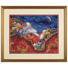 Набор для вышивания DIMENSIONS Ночная поездка Санты (08934)