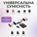Переходник Card Reader SD/MicroSD флешка на USB Type-C и USB 2.0 адаптер USB на Micro USB для картридер PAVLYSH (PA-46)
