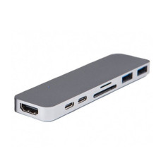 Адаптер HyperDrive Thunderbolt 3 USB-C Hub Space Gray для MacBook Pro/Air