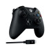 Беспроводной геймпад Microsoft Xbox One S Wireless Controller Black + USB Cable for Windows