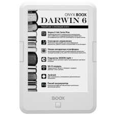 Электронная книга с подсветкой ONYX BOOX Darwin 6 White