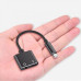 Переходник для Type-C на наушники аудио 3.5mm адаптер на USB-C для наушников AUX кабель с разъемом зарядки