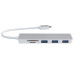 USB хаб для MacBook на 3 USB 3.0 и Card Reader адаптер Usb hub для USB-C to USB и Card Reader MacBook hub PAVLYSH (PH-16)
