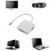 USB хаб для MacBook Mini DP на HDMI DVI DisplayPort переходник адаптер для MacBook HDMI DVI DisplayPor PAVLYSH PH-17