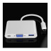 USB хаб на VGA и USB 3.1 переходник USB hub на MacBook для телевизора, монитора и проектора MacBook hub PAVLYSH (PH-31)