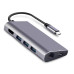 USB хаб Type C 8 в 1 HDMI USB Hub 3x3.0 Ethernet LAN RJ 45 USB SD TF Card Reader USB C переходник USB-C PAVLYSH P4