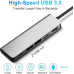 USB хаб на Type-C на HDMI 2 USB 3.0 SD TF Card Reader адаптер для MacBook Apple USB-C на HDMI 2 USB 3.0 PAVLYSH (PH-02)