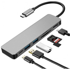 USB хаб на Type-C на HDMI 2 USB 3.0 SD TF Card Reader адаптер для MacBook Apple USB-C на HDMI 2 USB 3.0 PAVLYSH (PH-02) USB хаб на Type-C на HDMI 2 USB 3.0 SD TF Card Reader адаптер для MacBook Apple USB-C на HDMI 2 USB 3.0 PAVLYSH (PH-02)