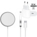 Беспроводная зарядка для apple iPhone 12 MagSafe комплект беспроводное зарядное устройство и блок 20W PAVLYSH PZ-12