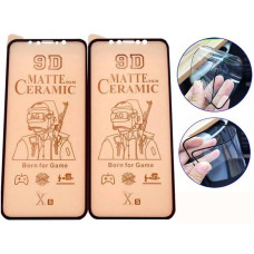 Защитное гибкое стекло Matte Ceramic Glass 9D Black на весь экран для iPhone 6/6s/7/8/SE 2020/ черная рамка Защитное гибкое стекло Matte Ceramic Glass 9D Black на весь экран для iPhone 6/6s/7/8/SE 2020/ черная рамка