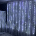 Гирлянда штора роса светодиодная 3x3м занавеса водопад LED 300 белый цвет White