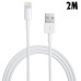 Кабель для зарядки iPhone -iPad длиной 2 метра с разъемом Apple Lightning to USB зарядка для айфона 2M шнур для передачи