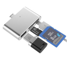 USB хаб переходник для макбук картридер для планшета Type C 4 в 1 SD/TF Card Reader USB 3.0  Charging PAVLYSH PH-80