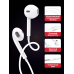 Наушники проводные для IPhone с разъемом 3.5 мм (mini-Jack) гарнитура с микрофоном и регулятор громкости вкладыши для Android и iOS  Air-2.1 стерео (1.2м) White для телефона pavlysh FN-33