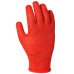 Перчатки рабочие трикотажные перчатки хозяйственные с ПВХ Садовые BRS Красный
