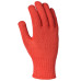 Перчатки рабочие трикотажные перчатки хозяйственные с ПВХ Звезда BRS Красные 