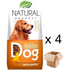Сухой корм для собак всех пород 10 кг Птиця Golden Dog упаковка 4 ШТ