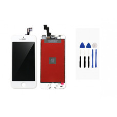 Дисплейный модуль (дисплей + сенсор) iPhone 5S / SE (белый) + набор для замены модуля