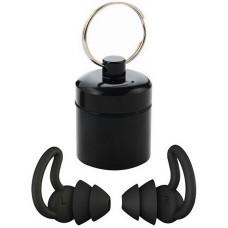 Беруши для сна, работы, защиты от шума Perfect Pro Plugz 2 гребня + футляр Black Беруши для сна, работы, защиты от шума Perfect Pro Plugz 2 гребня + футляр Black