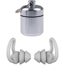 Беруши для сна, работы, защита от шума Perfect Pro Plugz 2 гребня + футляр Grey Беруши для сна, работы, защита от шума Perfect Pro Plugz 2 гребня + футляр Grey