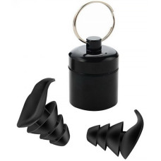 Беруши универсальные для работы, путешествий и сна Perfect Block + футляр Black Беруши универсальные для работы, путешествий и сна Perfect Block + футляр Black