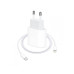 Быстрая зарядка для iphone комплект кабель Type-C Lighting Блок питания 20W 11 / 12 pro max / 13 fast charger 