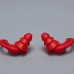 Беруши для сна работы защита от шума Perfect Pro Plugz 3 flange + футляр Red