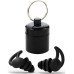 Беруши для сна работы защиты от шума Perfect Pro Plugz 3 flange + футляр Black