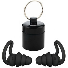 Беруши для сна работы защиты от шума Perfect Pro Plugz 3 flange + футляр Black Беруши для сна работы защиты от шума Perfect Pro Plugz 3 flange + футляр Black