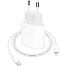 Быстрая зарядка для Apple iPhone Сетевое зарядное устройство 18W USB-C Power Adapter Type-C Кабель зарядки USB-C to Lightning Комплект Быстрая зарядка для Apple iPhone Сетевое зарядное устройство 18W USB-C Power Adapter Type-C Кабель зарядки USB-C to Lightning Комплект