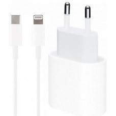 Комплект быстрой зарядки для iPhone Сетевое зарядное устройство 20W USB-C Power Adapter Type-C и Кабель зарядки USB-C to Lightning