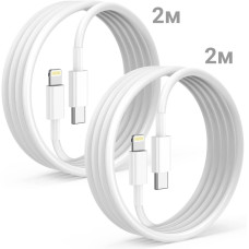 Кабель зарядки USB C Lightning для iPhone Apple 2M кабели 2ШТ Type-C PD лайтнинг Pavlysh KC25