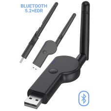 Беспроводной аудио Bluetooth передатчик 5.2 подключение двух колонок или наушников к телевизору USB audio transmitter для TV PC Pavlysh AT-52 Беспроводной аудио Bluetooth передатчик 5.2 подключение двух колонок или наушников к телевизору USB audio transmitter для TV PC Pavlysh AT-52