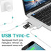 USB хаб переходник для ноутбука USB Type C to PD SD/TF card reader 2xUSB 3.0 5в1 Pavlysh UH51
