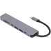 USB хаб переходник для ноутбука USB C to HDMI PD 2xUSB 3.0 Type C SD/TF card reader 7в1 Pavlysh UH71