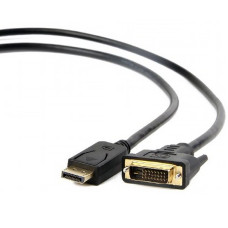 Кабель мультимедийный Display Port to DVI 24+1pin 1.8М CC-DPM-DVIM Black Pavlysh M-18