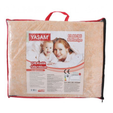 Электропростынь полуторная 120Х160 см Yasam Персиковый Турция
