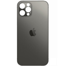 Задняя крышка (стекло) iPhone 12 Pro Max Graphite, цвет Черный Original Задняя крышка (стекло) iPhone 12 Pro Max Graphite, цвет Черный Original