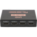 Сплиттер разветвитель 4-х портовый HDMI V1.4 1x4 HDTV UHD 4Kx2K 3D Pavlysh HU-4 Black