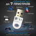 Bluetooth адаптер 5.1 + EDR LED блютуз адаптер для комп'ютера ноутбука клавиатуры мыши принтеров динамиков наушников Windows 11/10/8.1/8/7 Pavlysh BB-93