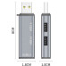 Хаб HUB 3 USB Адаптер USB, 1 порт USB 3.0 / 2 порта USB 2.0 для ПК Ноутбука ЮСБ Картридер Pavlysh UH-3