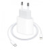 Комплект быстрой зарядки для Apple iPhone iPad, Блок 20W USB-C Power Adapter (Type-C) + Кабель зарядки USB-C to Lightning