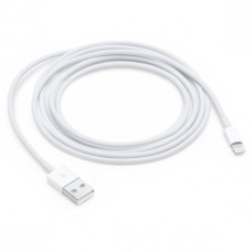 Кабель синхронизации зарядки для iPhone Lightning to USB Шнур для устройств Apple White 2М