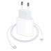 Быстрая зарядка Блок 20W для iPhone iPad USB-C Power Adapter (Type-C) и Кабель зарядки USB-C to Lightning Комплект
