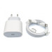 Быстрая зарядка Блок 20W для iPhone iPad USB-C Power Adapter (Type-C) и Кабель зарядки USB-C to Lightning Комплект