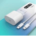 Быстрая зарядка для iPhone 8/X/11/12/13/14 Pro Max зарядной Кабель Type-C Lighting + Блок питания 20W Комплект